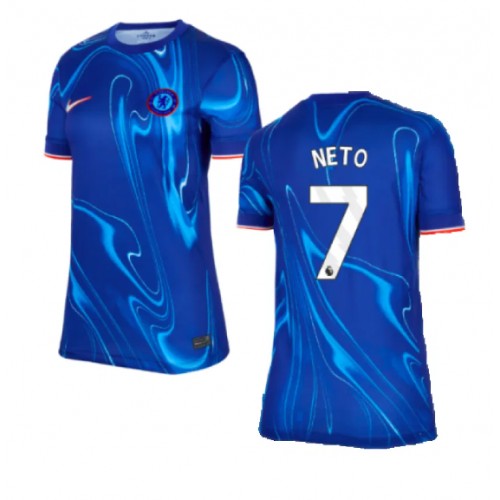 Dámy Fotbalový dres Chelsea Pedro Neto #7 2024-25 Domácí Krátký Rukáv